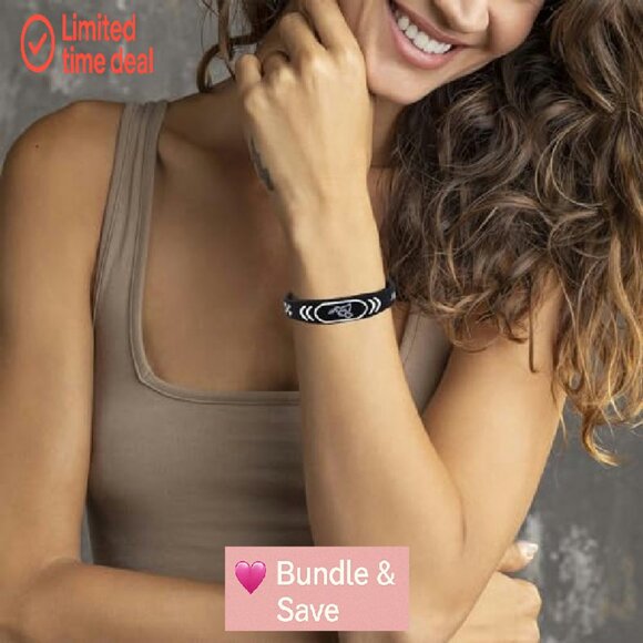 2 Pack Daily Bible Verse Bracelets, Silicone, Waterproof, Inspirational Gifts - Picture 4 of 8